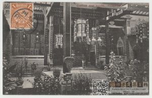 清末（1900-1909年左右）拍摄的福州广东会馆内景（来源：林轶南收藏）